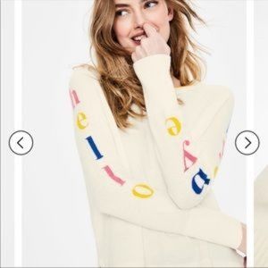 Boden Hello Bye Bye Sweater